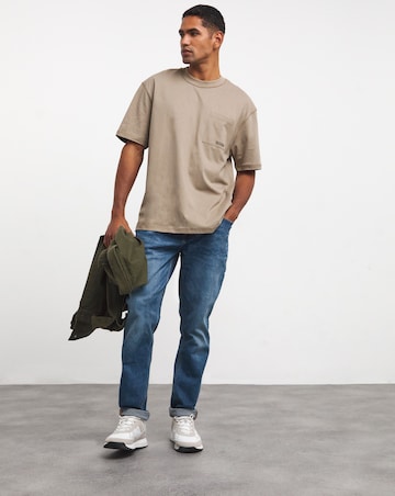 BOSS Doodle Logo Stone T-Shirt