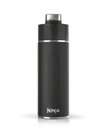 Ninja Thirsti Carbonated 20oz Bottle with Carbonation Lid in Black