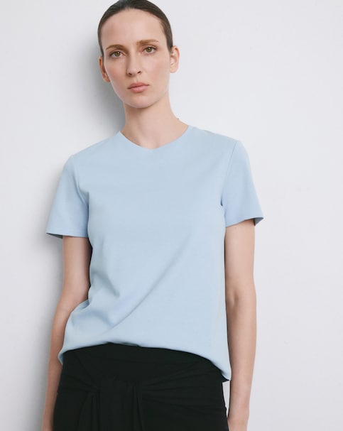 Mango Short- Sleeve Cotton T-Shirt