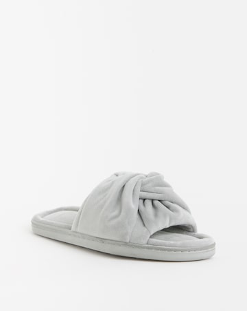 Alondra Twist Upper Mule Slipper - Wide Fit (E)
