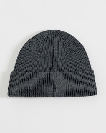Jack & Jones Norrebro Embroidered Beanie - Grey