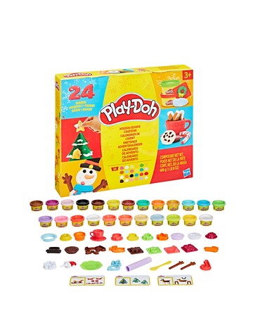 Play-Doh Holiday Advent Calendar, 24 Days of Surprise Toys for Kids 3+