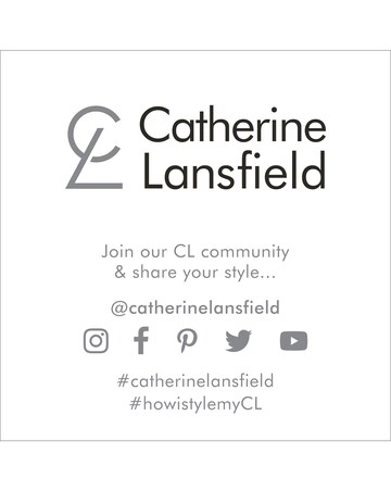 Catherine Lansfield Dramatic Floral Shower Curtain