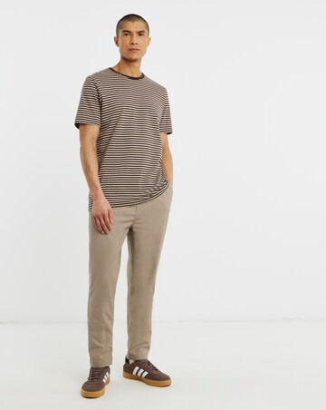 Ripstop Tapered Elasticated Waist Stretch Trouser