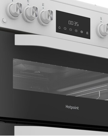 Hotpoint HTG6GDCW 60cm Gas Twin Cooker with Glass Lid - White Installation