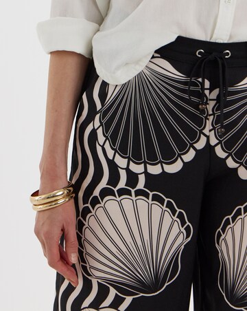 Spun Viscose Wide Leg Culotte