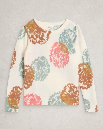 White Stuff Jodie Print Jumper