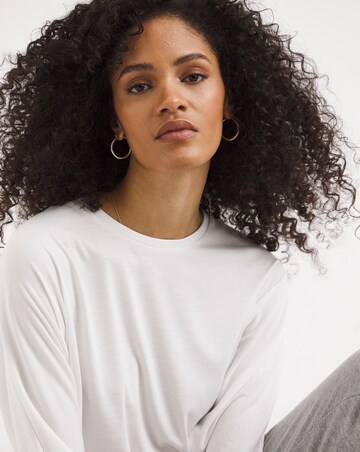 White/Black 2 Pack 3/4 Dolman Sleeve Tops