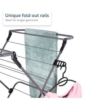 Minky Suregrip Long Drop Three Tier Airer