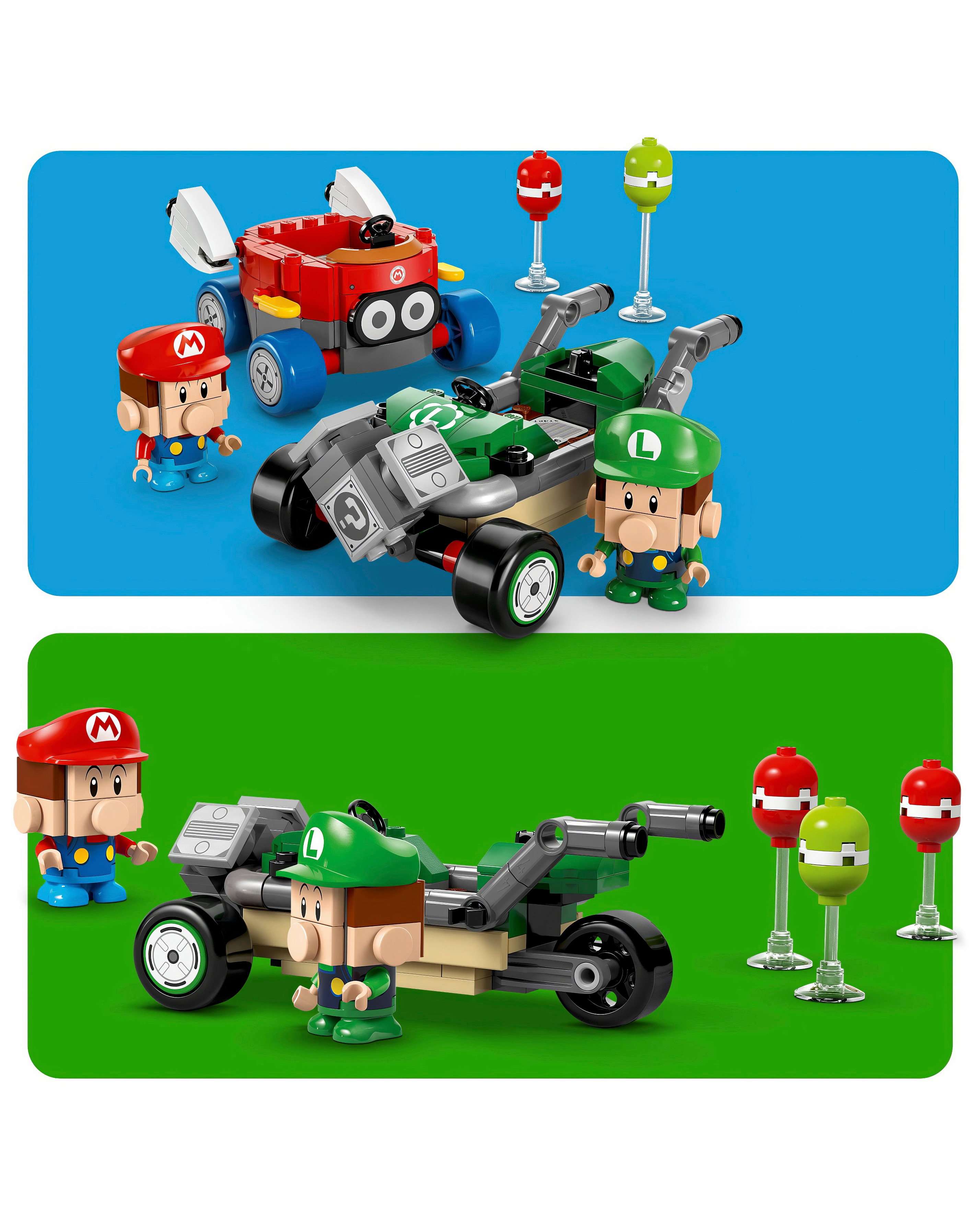 LEGO Super Mario: Mario Kart - Baby Mario vs. Baby Luigi 72034