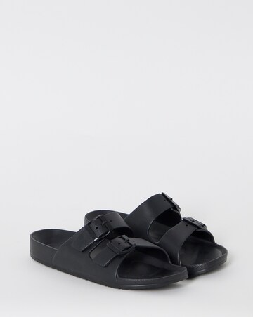 Mens Adjustable Double Buckle Slide Wide