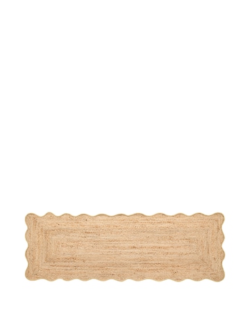 Jute Escallop Runner