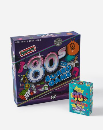 80s Board Game and 90s Trivia Set