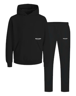 Jack &amp; Jones Vesterbro Logo Sweat &amp; Jogger - Black