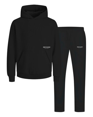 Jack & Jones Vesterbro Logo Sweat & Jogger - Black
