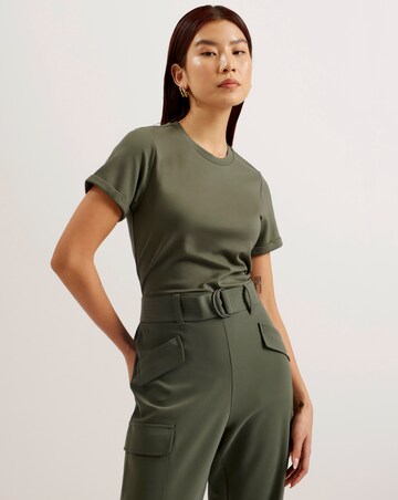 Ted Baker Graciej High Waisted Belted Tapered Cargo Jumpsuit