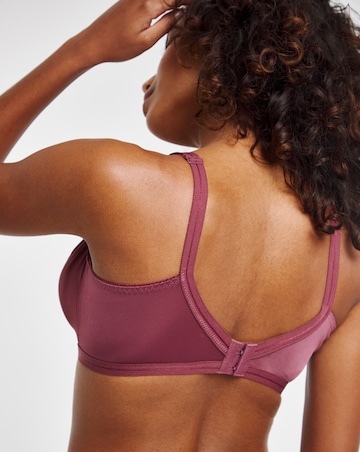 Pretty Secrets 3 Pack Moulded Full Cup Non Wired Bras B-E Brown Multi