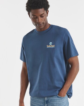 Timberland Illustrated Tree Back Graphic T-Shirt - Dark Denim
