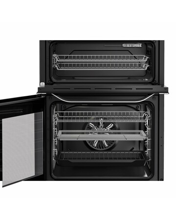 Hotpoint HDE6VDCASX 60cm Electric Double Cooker with Air Fry - Stainless Steel