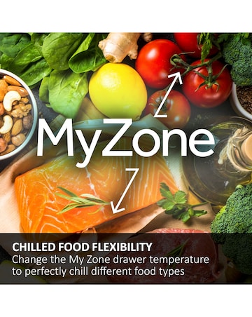 Haier Series 3 HDPW3618DNPK WiFi 185cm 60/40 Fridge Freezer Silver + Install