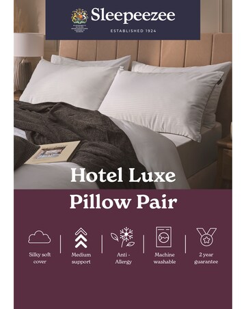 Sleepeezee Hotel Luxe Pack of 2 Pillows