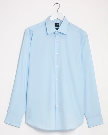 BOSS Blue Long Sleeve Formal Shirt