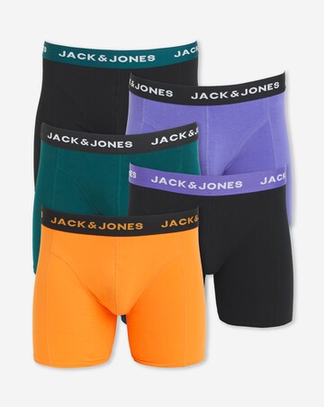 Jack & Jones Ben Solid 5 Pack Trunks - Multi
