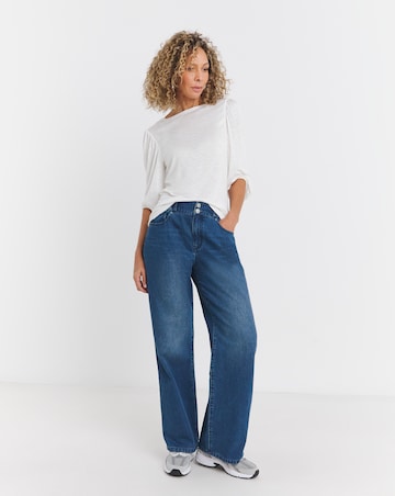 Volume Sleeve Boxy Top
