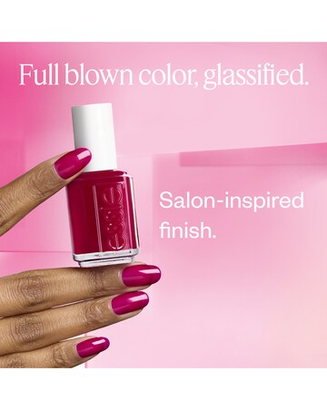Essie Glass Nails Highballer, Vibrant Fuchsia Nail Polish, Sheer Finish, 13.5ml