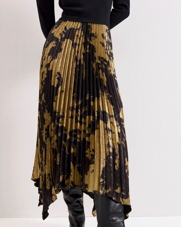 Phase Eight Jenifer Foil Print Woven Hem Dress