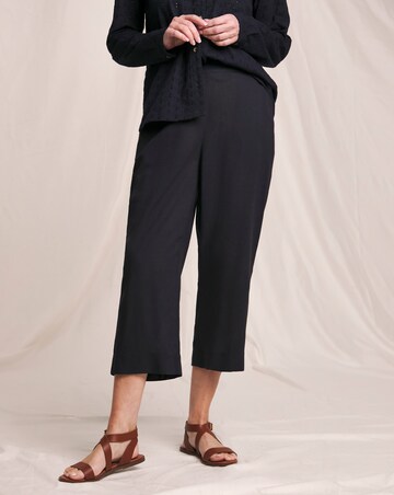 Julipa Linen Mix Cropped Trousers