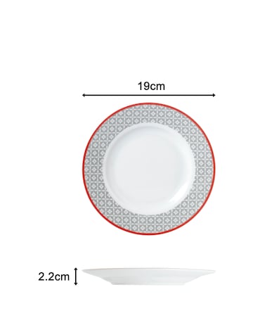 Waterside 24 Piece Grey Dinner Set