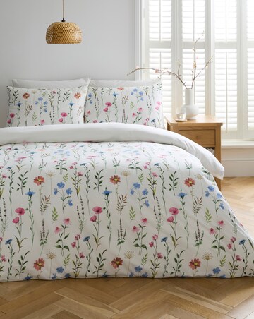 Julipa Balmoral Floral Cotton Blend Duvet Set