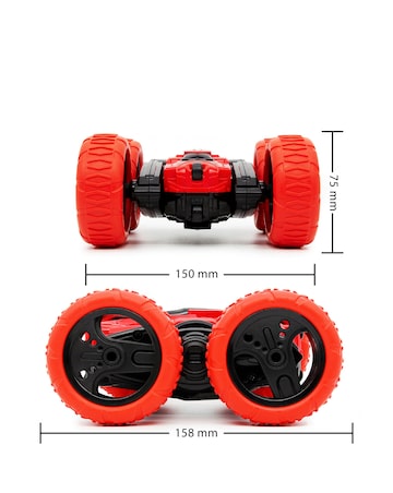 CMJ 1:24 Scale Stunt Car Red & Black RC Car