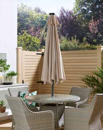 Solar LED Strip Parasol