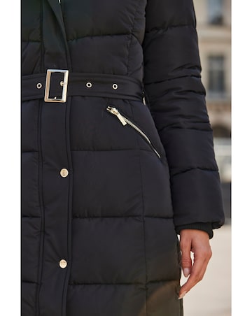 Sosandar Glam Padded Coat