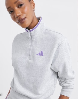 adidas Colourblock 1/4 Zip Sweatshirt