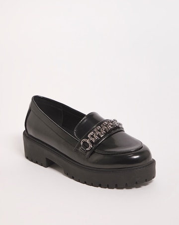 Dara Hardware Trim Loafer Shoes - Extra Wide Fit (EEE)