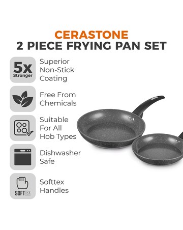 Cerastone Forged Frying Pan Set 20,28 CM
