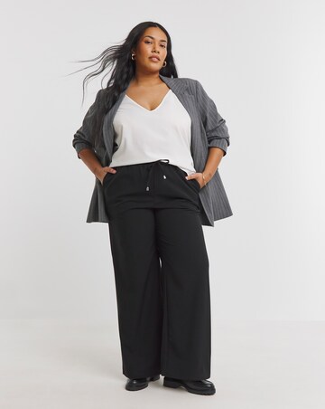 Simply Be White V Neck Cami