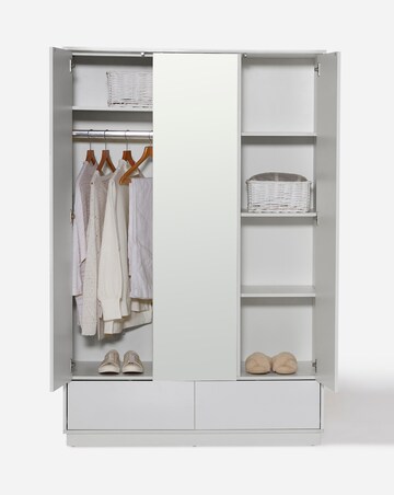 Bede 3 Door Wardrobe with Mirror