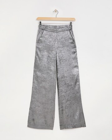 Joanna Hope Hammered Foil Wide Leg Trouser