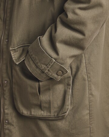 Anthology Khaki Cotton Parka Coat