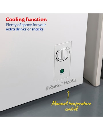 Russell Hobbs RH198CF0E1W 198 Litre Chest Freezer - White