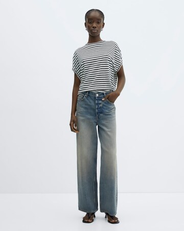 Mango 100% Linen T-shirt