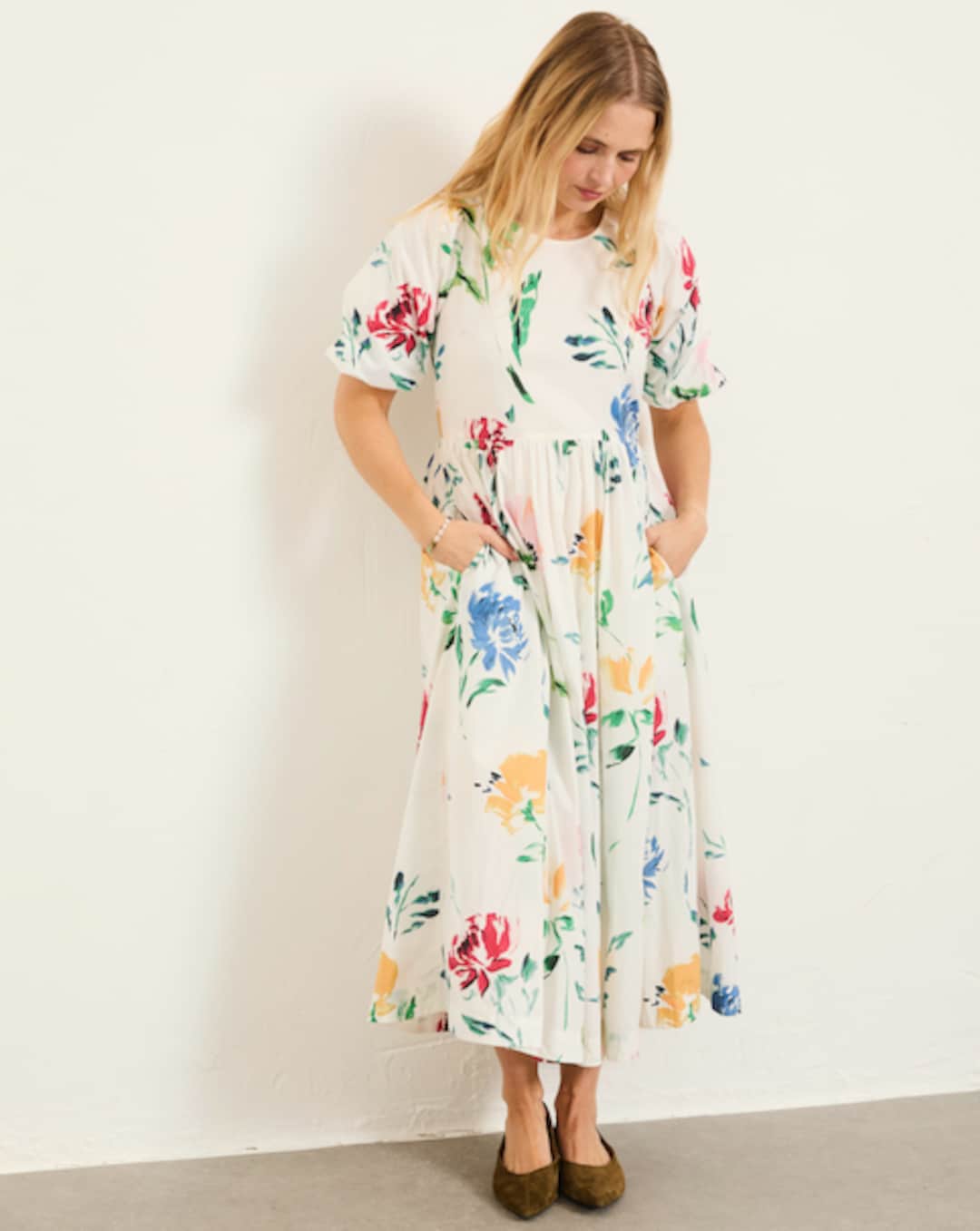 jacket with a line dress A-Line/Princess Scoop Stretch Satin Mother of the Bride Dresses with Jacket Lace Embroidery Floral Tea-Length 3/4 Sleeves, Pink main image 1