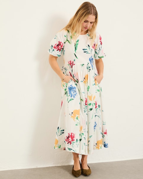 FatFace Bria Floral Midi Dress