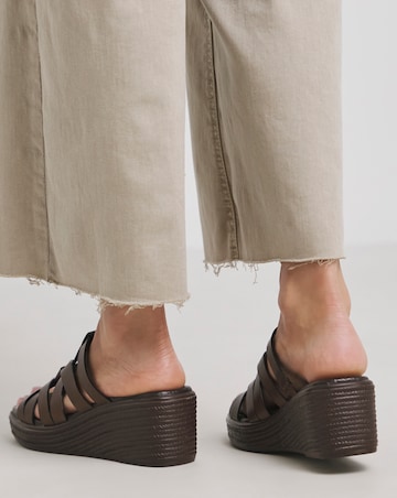 Monarch Wedged Woven Mule Extra Wide EEE Fit