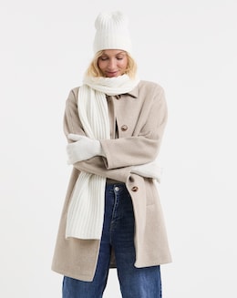 Sequin Detail Scarf, Hat &amp; Glove Set