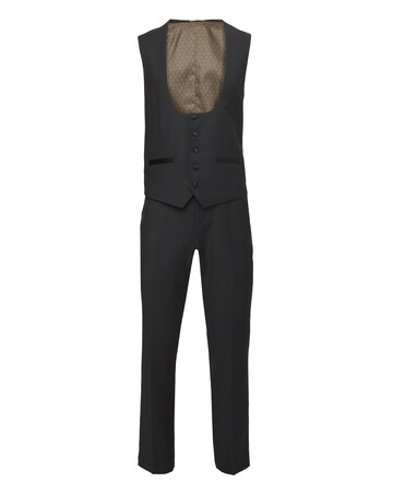 Premium Textured Tuxedo Waistcoat